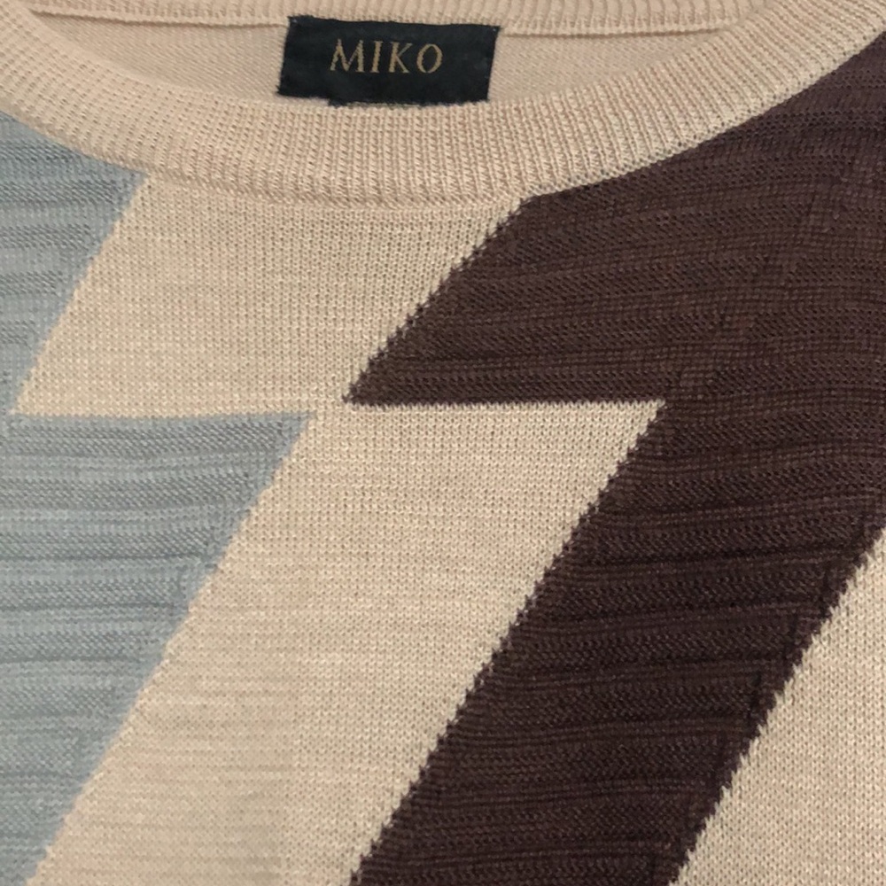Miko Men’s 3D wool sweater 3X Grandpa Sweater vintage academia classic